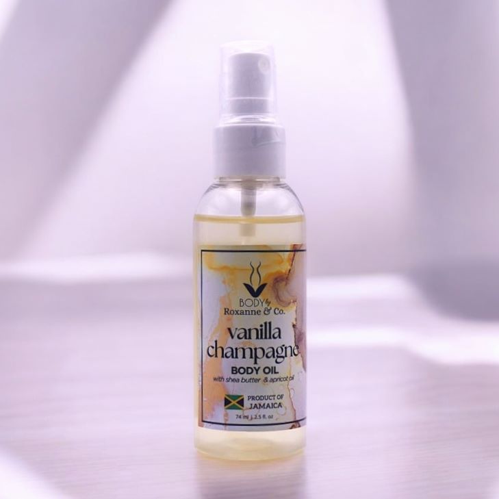 Vanilla Champagne Body Oil Travel Size 2.5 oz